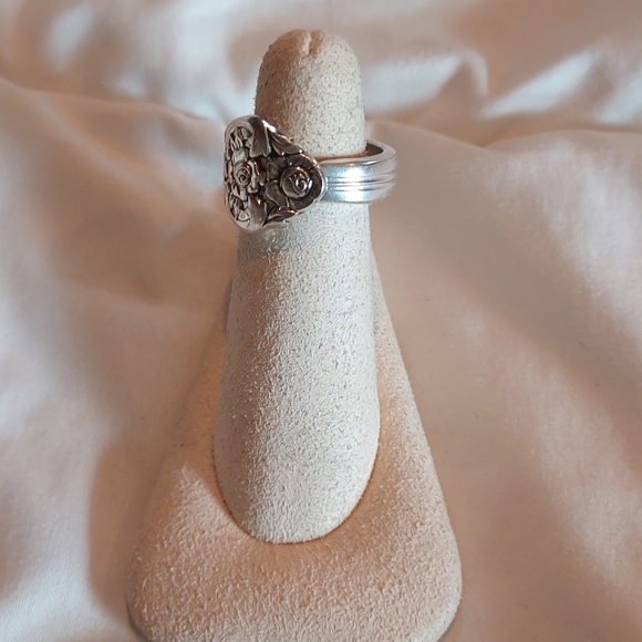 Handmade Silverware Ring - Picture 2 of 4